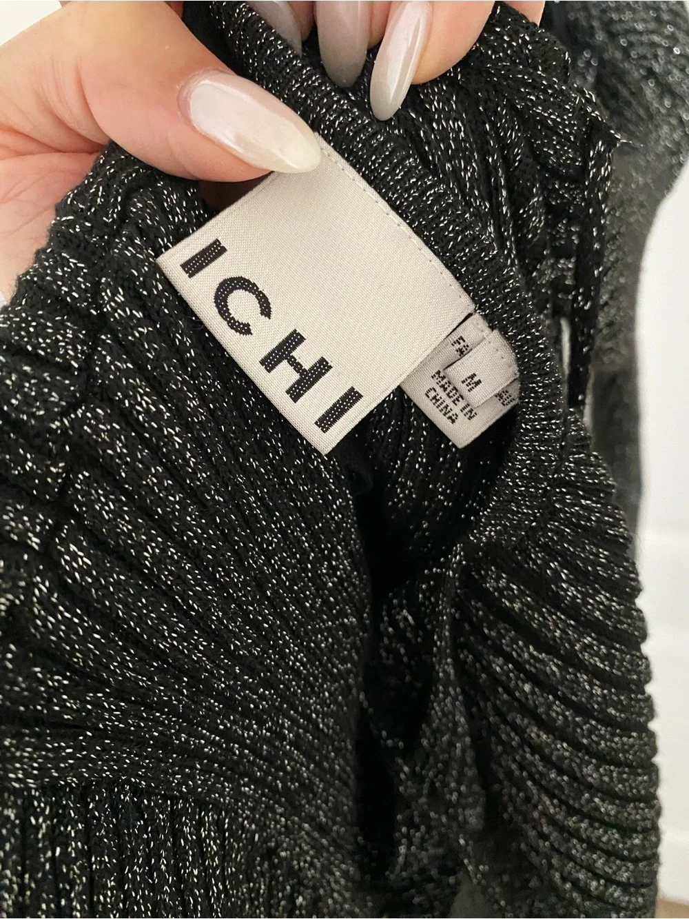 ICHI | Metallic Maxi Dress
